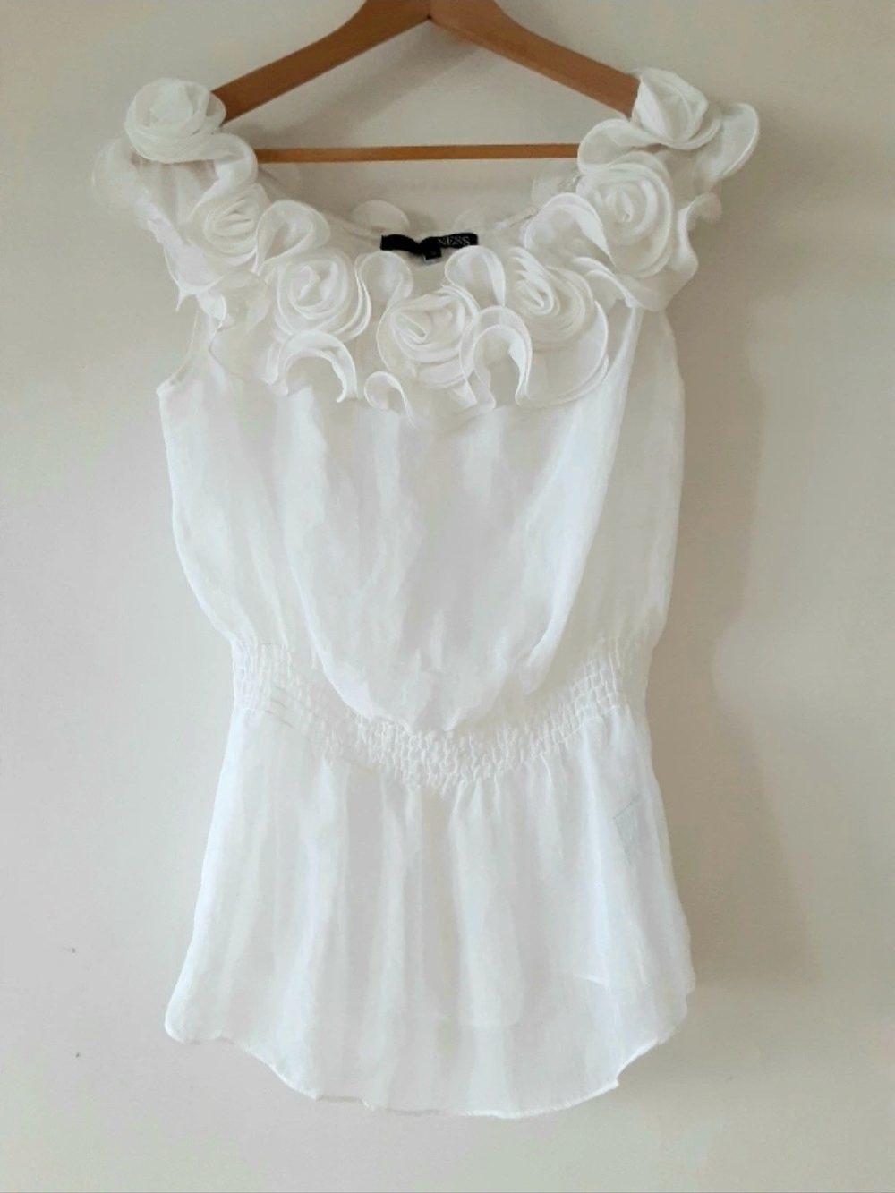 Translucent Silky Top, Women Sz S